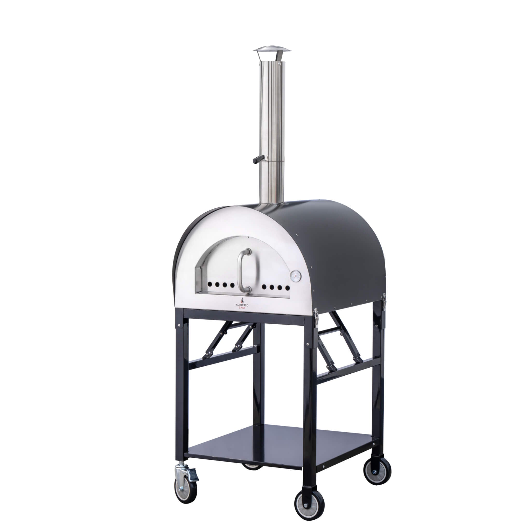 Alfresco Chef Naples Wood-Fired Pizza Oven – With Stand (Dual Pizza)