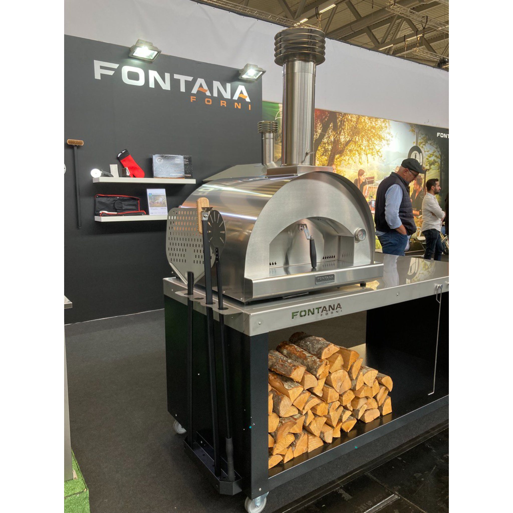 Fontana Pizza Oven Desk – Outdoor Prep Station & Oven Base (180x90cm)