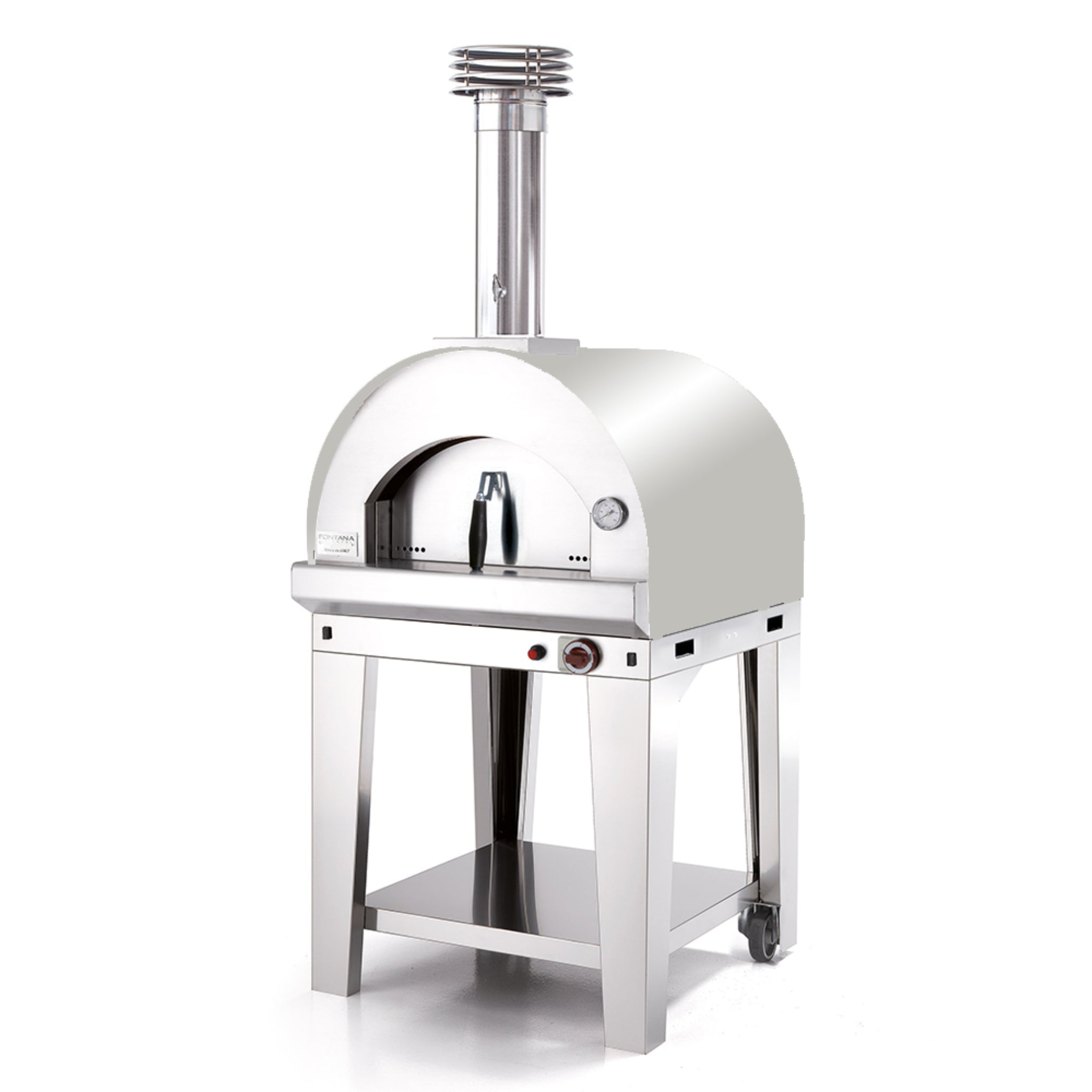 Fontana Forni Margherita Dual Fuel Pizza Oven with Trolley