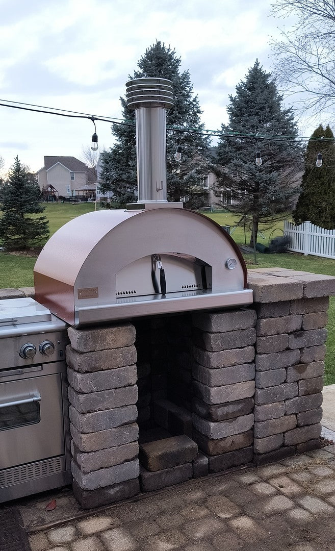 Fontana Forni Mangiafuoco Wood-Fired Pizza Oven – Tabletop 60×80cm