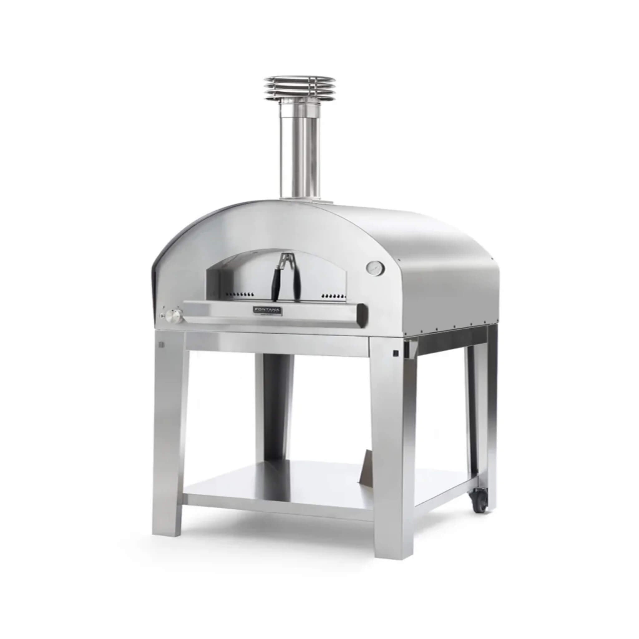 Fontana Forni Marinara Dual Fuel Pizza Oven with Trolley – High Performance (New Gen)