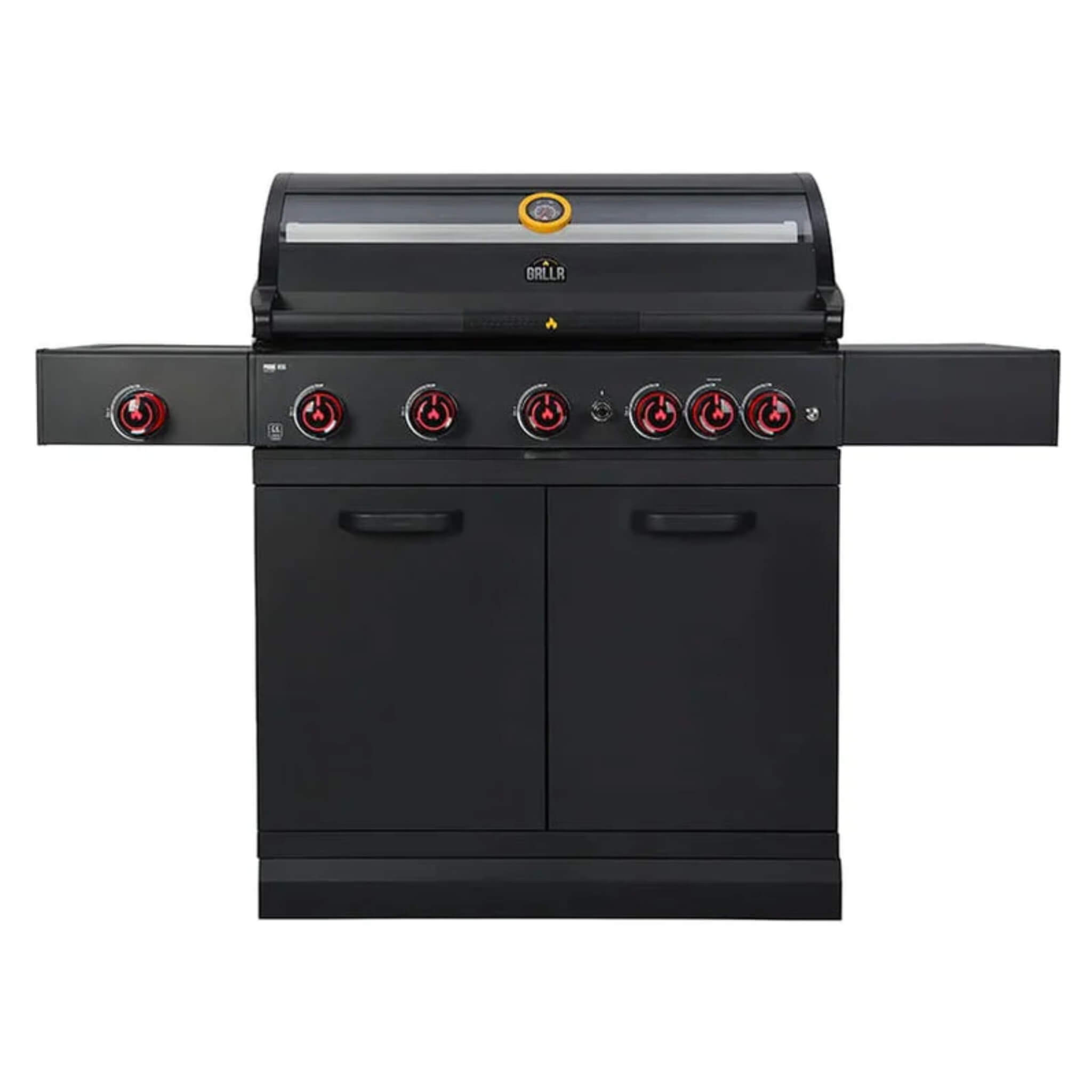 GRLLR Connect L-Shape Outdoor Kitchen – BBQ, Sink, Fridge & Kamado Cabinet (Optional Kamado)