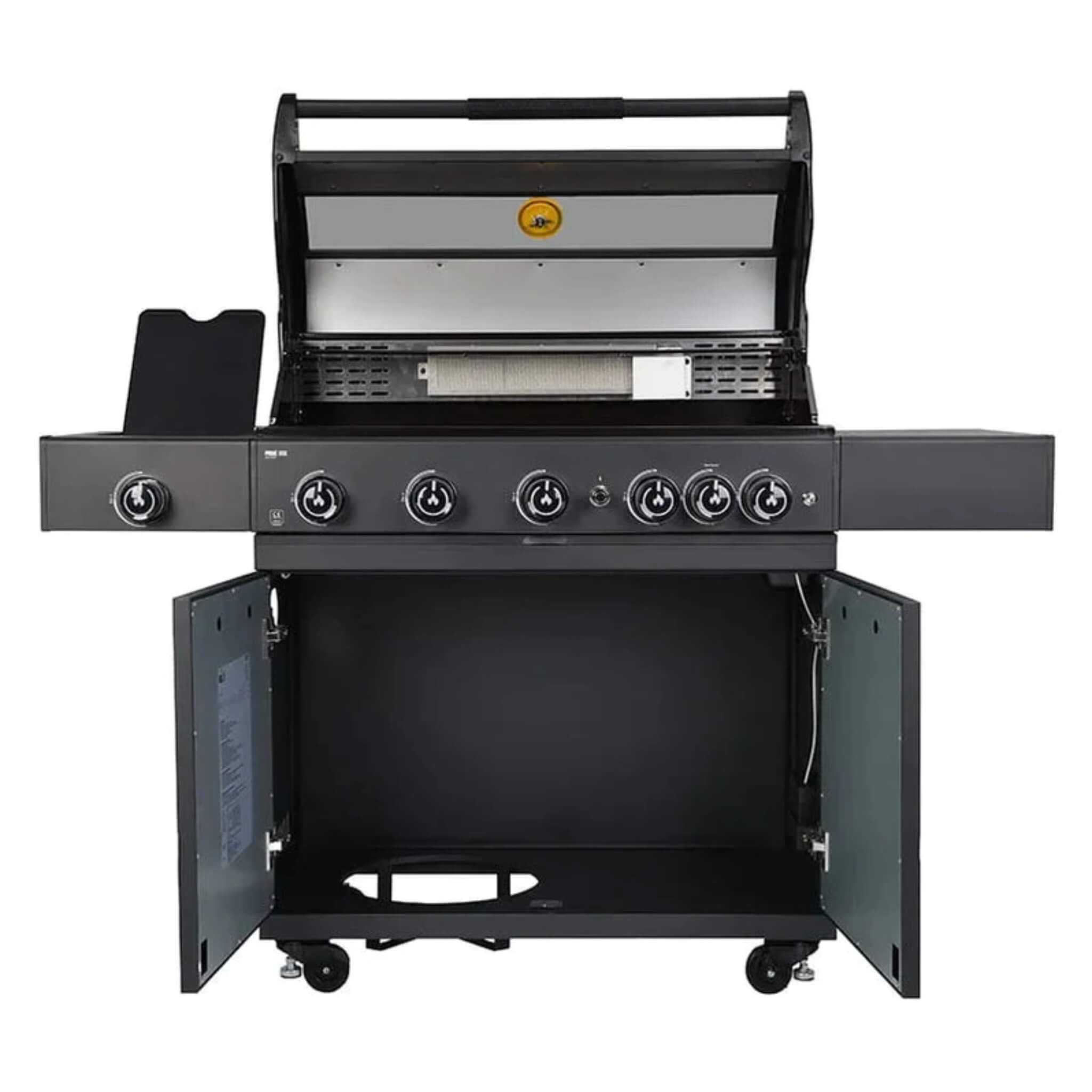 GRLLR Connect L-Shape Outdoor Kitchen – BBQ, Sink, Fridge & Kamado Cabinet (Optional Kamado)