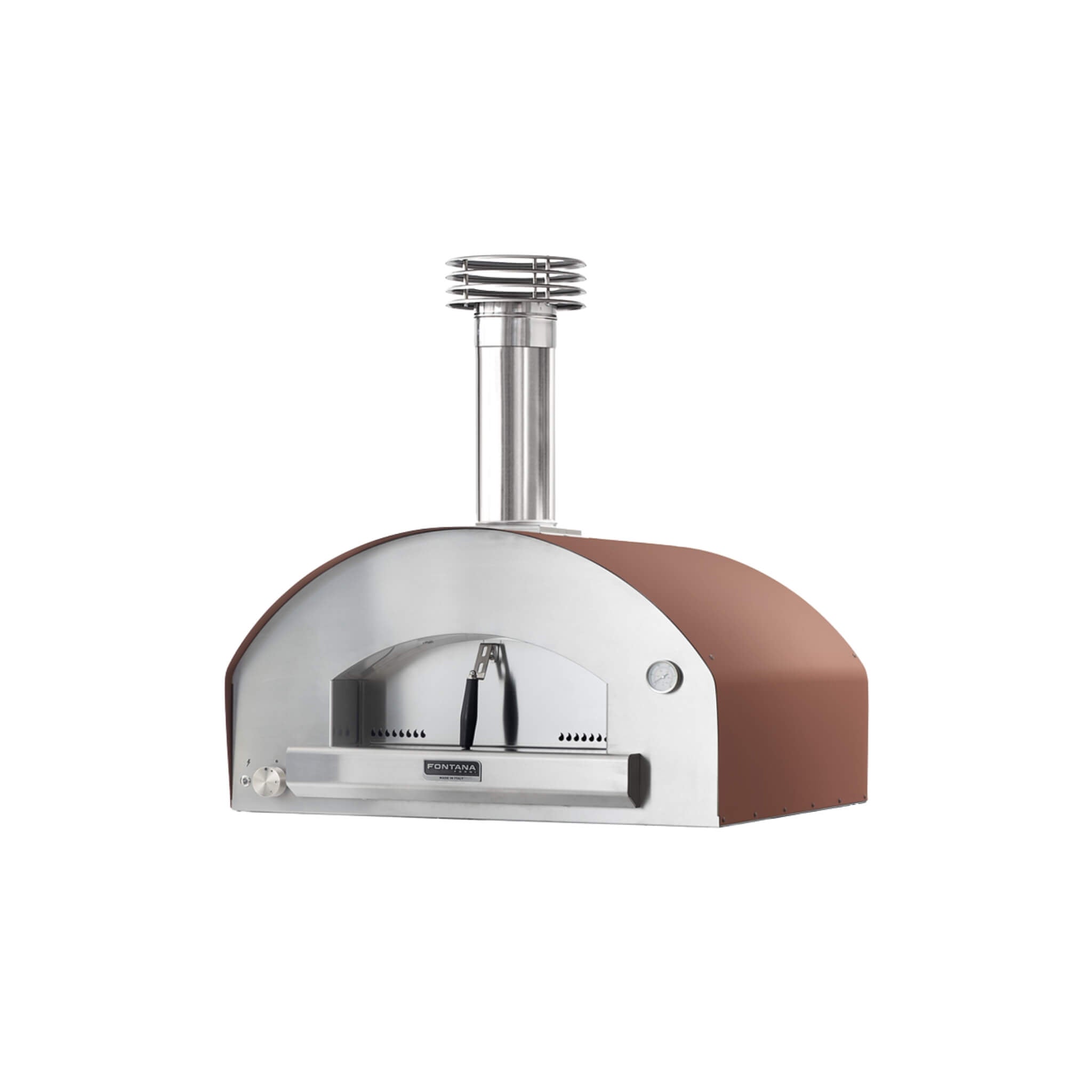Fontana Forni Mangiafuoco Tabletop Dual Fuel Pizza Oven – 60×80cm