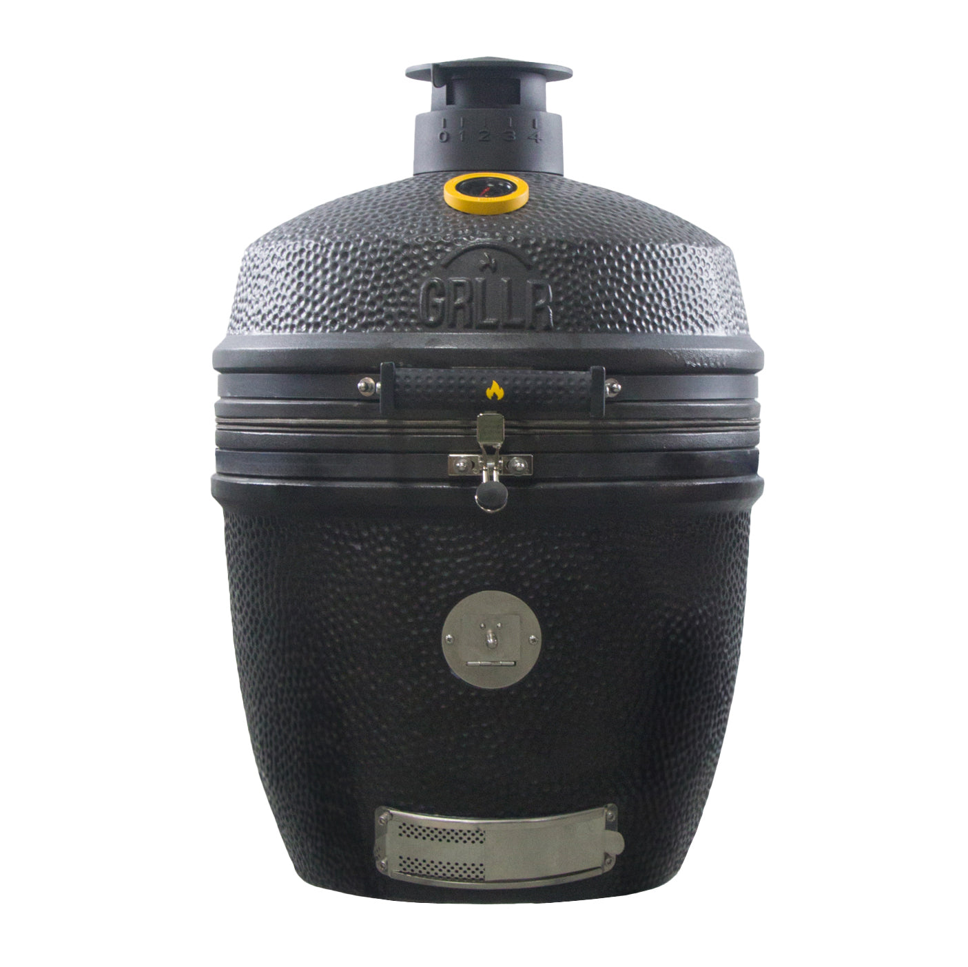 GRLLR Ember Classic 22 inch Kamado BBQ - Matte Black Built-In