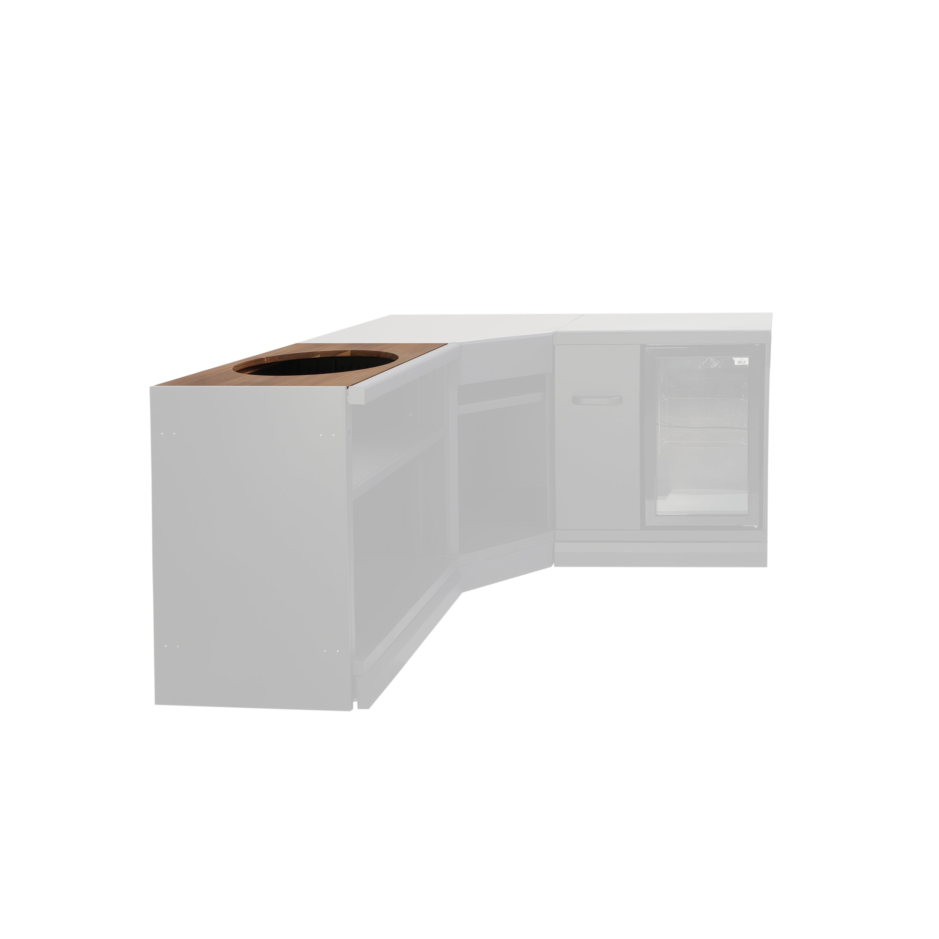 GRLLR  Wooden Worktop for Connect Kamado Expansion Unit